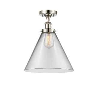 A thumbnail of the Innovations Lighting 916-1C-13-12-L Cone Semi-Flush Polished Nickel / Clear