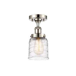 A thumbnail of the Innovations Lighting 916-1C-11-5 Bell Semi-Flush Polished Nickel / Deco Swirl