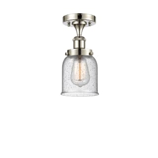 A thumbnail of the Innovations Lighting 916-1C-11-5 Bell Semi-Flush Polished Nickel / Seedy