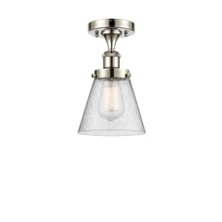 A thumbnail of the Innovations Lighting 916-1C-11-6 Cone Semi-Flush Polished Nickel / Seedy