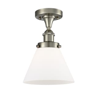 A thumbnail of the Innovations Lighting 916-1C Large Cone Brushed Satin Nickel / Matte White