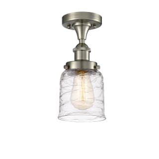 A thumbnail of the Innovations Lighting 916-1C-11-5 Bell Semi-Flush Brushed Satin Nickel / Deco Swirl