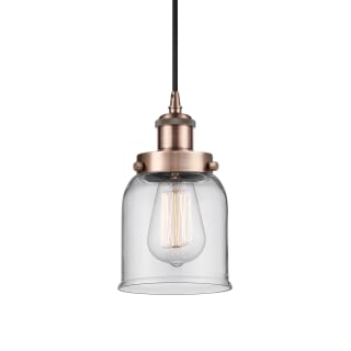 A thumbnail of the Innovations Lighting 916-1P-10-5 Bell Pendant Antique Copper / Clear