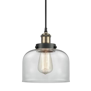 A thumbnail of the Innovations Lighting 916-1P-10-8 Bell Pendant Black Antique Brass / Clear