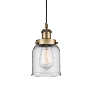 A thumbnail of the Innovations Lighting 916-1P-10-5 Bell Pendant Brushed Brass / Clear