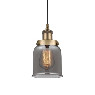 A thumbnail of the Innovations Lighting 916-1P-10-5 Bell Pendant Brushed Brass / Plated Smoke