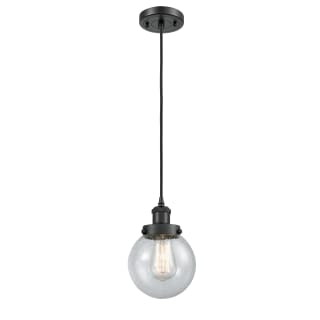 A thumbnail of the Innovations Lighting 916-1P Beacon Matte Black / Seedy