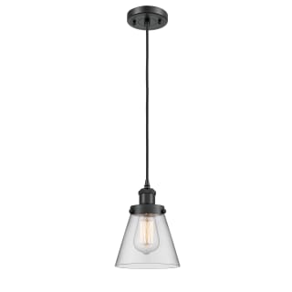 A thumbnail of the Innovations Lighting 916-1P Small Cone Matte Black / Clear