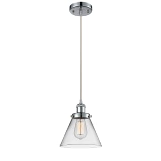 A thumbnail of the Innovations Lighting 916-1P Large Cone Polished Chrome / Clear