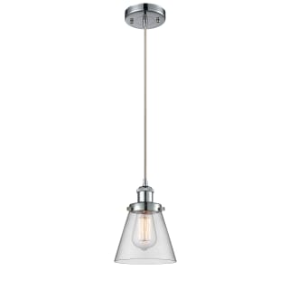 A thumbnail of the Innovations Lighting 916-1P Small Cone Polished Chrome / Clear