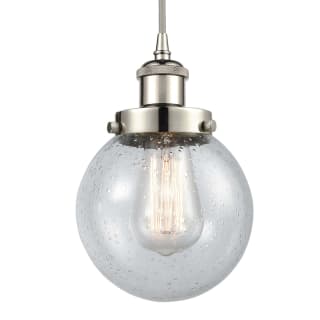 A thumbnail of the Innovations Lighting 916-1P-9-6 Beacon Pendant Polished Nickel / Seedy
