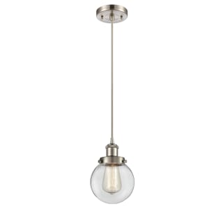 A thumbnail of the Innovations Lighting 916-1P Beacon Brushed Satin Nickel / Clear
