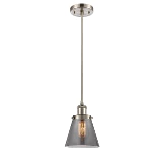 A thumbnail of the Innovations Lighting 916-1P Small Cone Brushed Satin Nickel / Plated Smoke