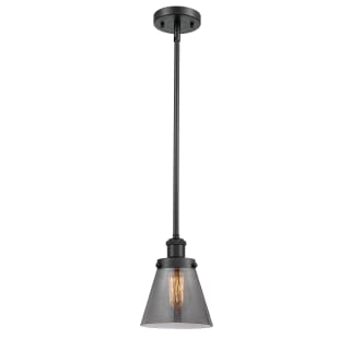 A thumbnail of the Innovations Lighting 916-1S Small Cone Matte Black / Plated Smoke