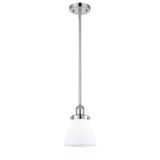 A thumbnail of the Innovations Lighting 916-1S Small Cone Polished Chrome / Matte White