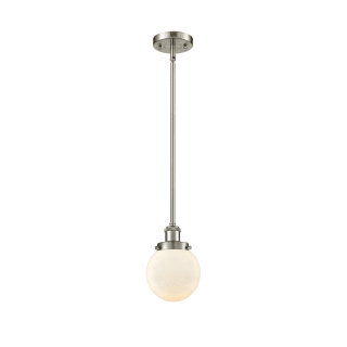 A thumbnail of the Innovations Lighting 916-1S Beacon Brushed Satin Nickel / Matte White