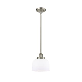 A thumbnail of the Innovations Lighting 916-1S Large Bell Brushed Satin Nickel / Matte White