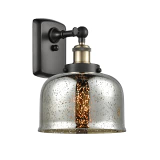 A thumbnail of the Innovations Lighting 916-1W-13-8 Bell Sconce Black Antique Brass / Silver Plated Mercury