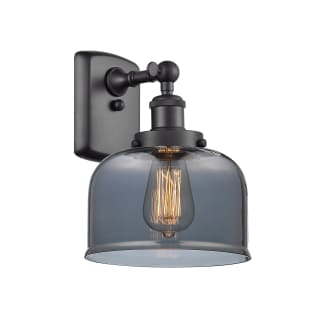 A thumbnail of the Innovations Lighting 916-1W Large Bell Matte Black / Plated Smoke
