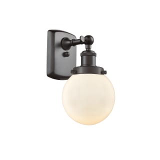 A thumbnail of the Innovations Lighting 916-1W Beacon Oil Rubbed Bronze / Matte White