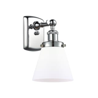 A thumbnail of the Innovations Lighting 916-1W Small Cone Polished Chrome / Matte White