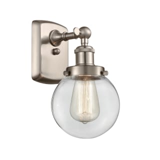 A thumbnail of the Innovations Lighting 916-1W Beacon Brushed Satin Nickel / Clear