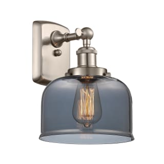 A thumbnail of the Innovations Lighting 916-1W Large Bell Brushed Satin Nickel / Plated Smoke