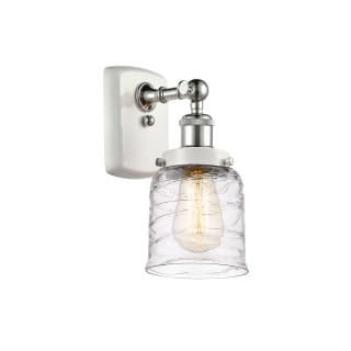 A thumbnail of the Innovations Lighting 916-1W-12-5 Bell Sconce White and Polished Chrome / Deco Swirl