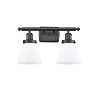 A thumbnail of the Innovations Lighting 916-2W Small Cone Matte Black / Matte White