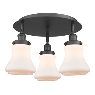 A thumbnail of the Innovations Lighting 916-3C-10-18 Bellmont Flush Matte Black / Matte White