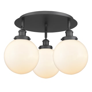 A thumbnail of the Innovations Lighting 916-3C-12-20 Canton Flush Matte Black / Matte White