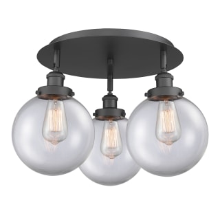 A thumbnail of the Innovations Lighting 916-3C-12-20 Canton Flush Matte Black / Clear