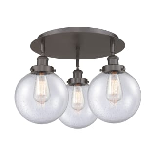 A thumbnail of the Innovations Lighting 916-3C-12-20 Canton Flush Oil Rubbed Bronze / Seedy