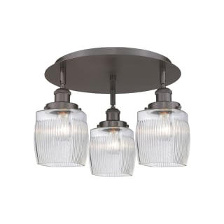 A thumbnail of the Innovations Lighting 916-3C-10-18 Colton Flush Oil Rubbed Bronze / Clear Halophane