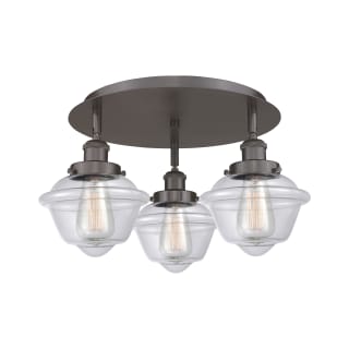 A thumbnail of the Innovations Lighting 916-3C-8-19 Oxford Flush Oil Rubbed Bronze / Clear