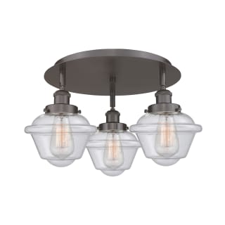 A thumbnail of the Innovations Lighting 916-3C-8-19 Oxford Flush Oil Rubbed Bronze / Seedy