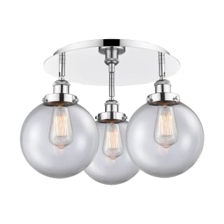 A thumbnail of the Innovations Lighting 916-3C-12-20 Canton Flush Polished Chrome / Clear