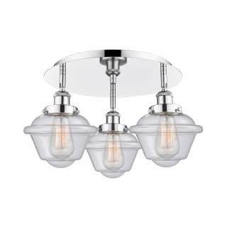 A thumbnail of the Innovations Lighting 916-3C-8-19 Oxford Flush Polished Chrome / Seedy