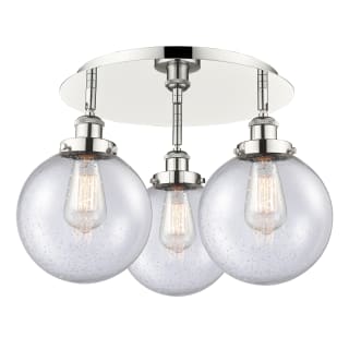 A thumbnail of the Innovations Lighting 916-3C-12-20 Canton Flush Polished Nickel / Seedy