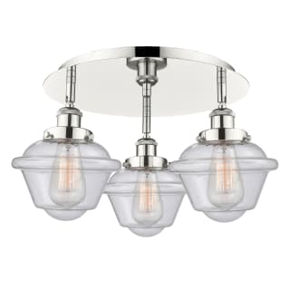 A thumbnail of the Innovations Lighting 916-3C-8-19 Oxford Flush Polished Nickel / Seedy