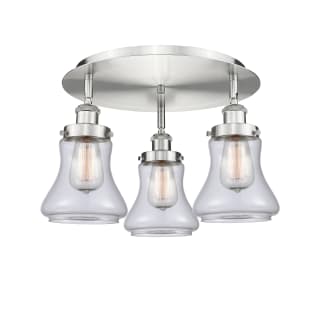 A thumbnail of the Innovations Lighting 916-3C-10-18 Bellmont Flush Satin Nickel / Clear