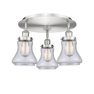 A thumbnail of the Innovations Lighting 916-3C-10-18 Bellmont Flush Satin Nickel / Seedy