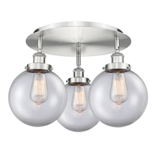 A thumbnail of the Innovations Lighting 916-3C-12-20 Canton Flush Satin Nickel / Clear