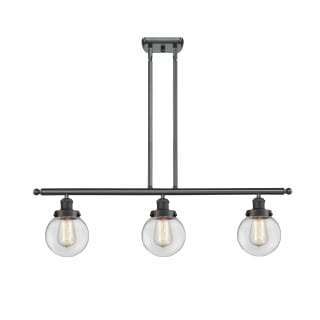 A thumbnail of the Innovations Lighting 916-3I Beacon Matte Black / Clear