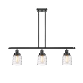 A thumbnail of the Innovations Lighting 916-3I-10-36 Bell Linear Matte Black / Deco Swirl