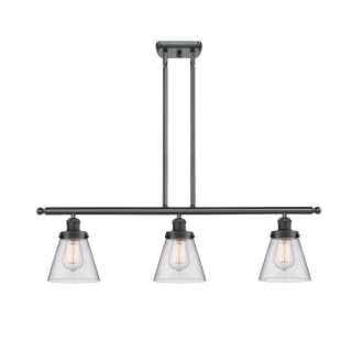 A thumbnail of the Innovations Lighting 916-3I Small Cone Matte Black / Clear