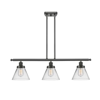 A thumbnail of the Innovations Lighting 916-3I Large Cone Oil Rubbed Bronze / Clear