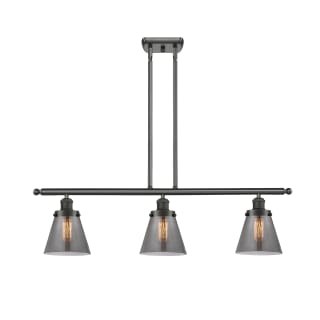 A thumbnail of the Innovations Lighting 916-3I Small Cone Oil Rubbed Bronze / Plated Smoke