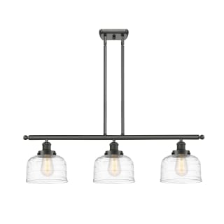 A thumbnail of the Innovations Lighting 916-3I-11-36 Bell Linear Oil Rubbed Bronze / Clear Deco Swirl