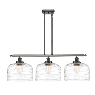 A thumbnail of the Innovations Lighting 916-3I-11-36-L Bell Linear Oil Rubbed Bronze / Clear Deco Swirl